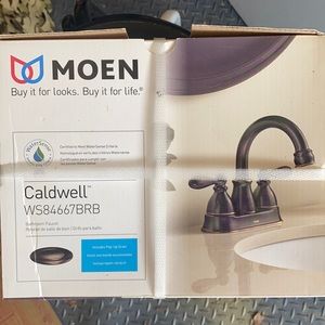 Two Moen Bathroom Faucets NIB